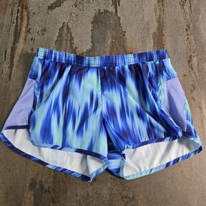 Old Navy Blue and Aqua Athletic Shorts Size Small